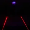 Sykkellaserlys - bak LED-lykt - vanntett