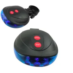 Eclairage laser vélo - feu arrière LED - étanche