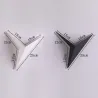 Candeeiro de parede LED moderno - design triangular - alumínio - 3W - 220V
