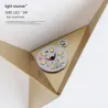 Candeeiro de parede LED moderno - design triangular - alumínio - 3W - 220V