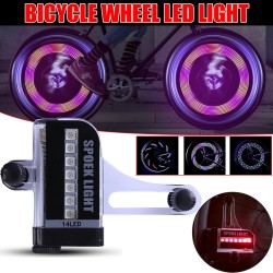 LucesLuz colorida para radios de bicicleta - 32 LED - 30 patrones