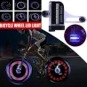 Kolorowa lampka na szprychy rowerowe - 32 LED - 30 wzorówŚwiatła