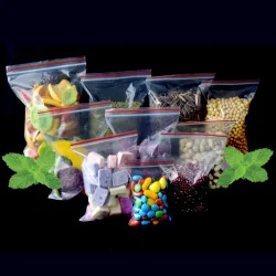 Sacs d'emballage en plastique - ziplock 5 fils - refermables - 100 pièces