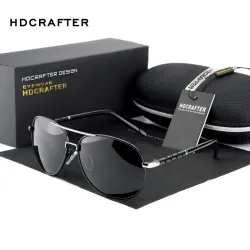 HDCRAFTER - Óculos de sol oversized vintage - polarizados - UV400