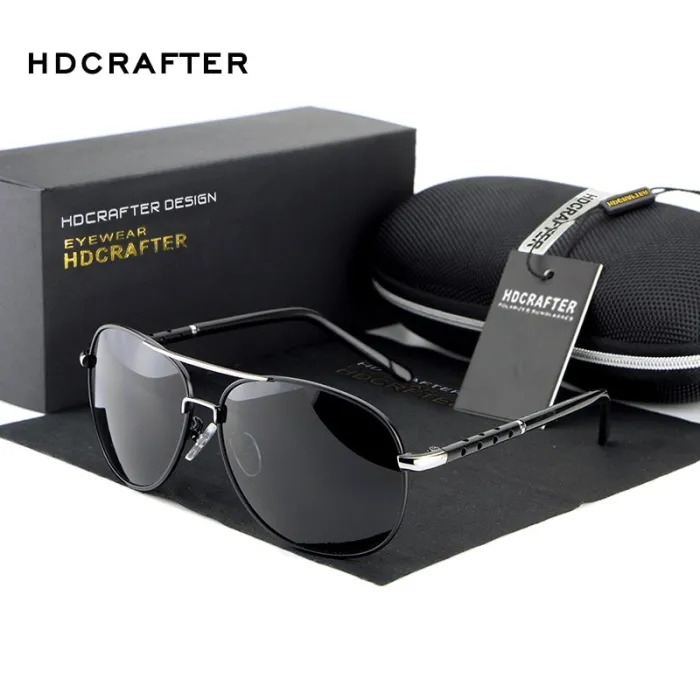 HDCRAFTER - Vintage oversized sunglasses - polarised - UV400Sunglasses