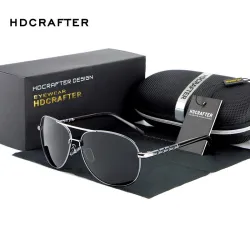HDCRAFTER - Vintage oversized zonnebril - gepolariseerd - UV400Zonnebrillen