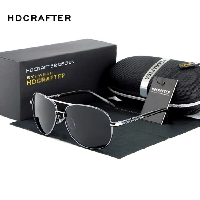 HDCRAFTER - Vintage oversized sunglasses - polarised - UV400Sunglasses