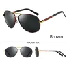 HDCRAFTER - Vintage oversized solglasögon - polariserade - UV400