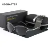 HDCRAFTER - Lunettes de soleil yeux de chat vintage - polarisées - UV400