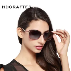 HDCRAFTER - okulary przeciwsłoneczne w stylu kocich oczu - spolaryzowane - UV400Okulary Przeciwsłoneczne