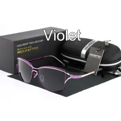 HDCRAFTER - okulary przeciwsłoneczne w stylu kocich oczu - spolaryzowane - UV400Okulary Przeciwsłoneczne