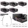 HDCRAFTER - Lunettes de soleil yeux de chat vintage - polarisées - UV400
