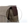 Vintage skuldertaske i lærred