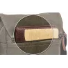 Vintage skuldertaske i lærred