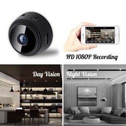 A9 - minikamera - trådløst - taleopptaker - nattsyn - IP - WiFi - HD 1080P
