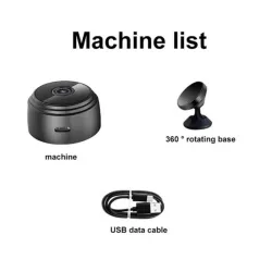 A9 - minikamera - trådløst - taleopptaker - nattsyn - IP - WiFi - HD 1080P