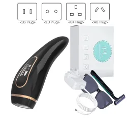 Laserepilator - permanent hårfjerning - 900 000 blink - 5 nivåer - IPL - LCD