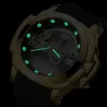 SWISH - lyxig automatisk klocka - tourbillon - skelettdesign - självlysande
