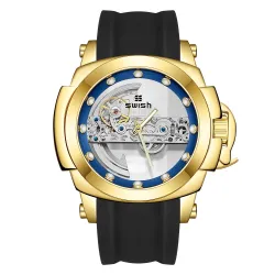 SWISH - luksuriøst automatisk ur - tourbillon - skeletdesign - lysende