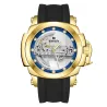 SWISH - luxe automatisch horloge - tourbillon - skeleton design - lichtgevendHorloges