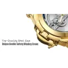 SWISH - luxe automatisch horloge - tourbillon - skeleton design - lichtgevendHorloges