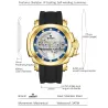 SWISH - luxe automatisch horloge - tourbillon - skeleton design - lichtgevendHorloges