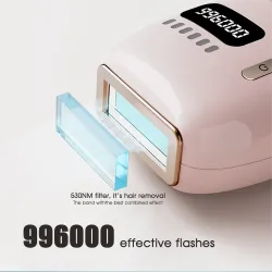 Laser hair removal - IPL epilator - 6-level - USB - 996.000 flashes - APP controlHair removal