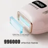 Hårfjerning med laser - IPL-epilator - 6-nivåer - USB - 996.000 blitser - APP-kontroll