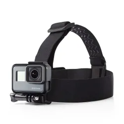 Säädettävä päähihna - kiinnitys GoPro-kameroihin