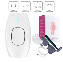 ZS - mini laser IPL epilator - permanent hårfjerning - 600 000 pulserende lys - avtakbar lampe