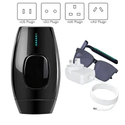 ZS - mini laser IPL epilator - permanent hårfjerning - 600 000 pulserende lys - avtakbar lampe