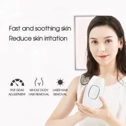 ZS - mini laser IPL epilator - permanent hårfjerning - 600 000 pulserende lys - avtakbar lampe