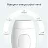ZS - mini laser IPL epilator - permanent hårfjerning - 600 000 pulserende lys - avtakbar lampe