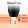 ZS - mini laser IPL epilator - permanent hårfjerning - 600 000 pulserende lys - avtakbar lampe