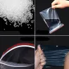 Sacs de rangement en plastique - refermables - 5 fils - 100 pièces