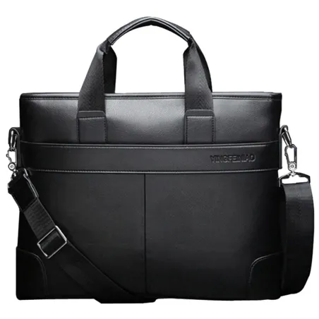 Elegante bolsa de negócios de ombro - couro