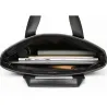 Elegant skulder business bag - skinn