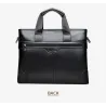 Elegant skulder business bag - skinn
