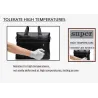 Elegant skulder business bag - skinn