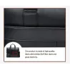 Elegant skulder business bag - skinn