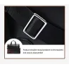 Elegant skulder business bag - skinn