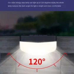 Applique murale d'extérieur - lampe solaire - étanche - LED