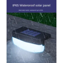 Utendørs vegglampe - solcellelampe - vanntett - LED