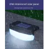 Utendørs vegglampe - solcellelampe - vanntett - LED