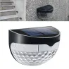 Utendørs vegglampe - solcellelampe - vanntett - 6 LED