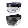 Udendørs væglampe - solcellelampe - vandtæt - 6 LED