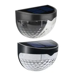 Udendørs væglampe - solcellelampe - vandtæt - 6 LED