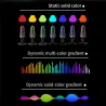 RGB gaming condenser microphone - cardioid - with stand - USBMicrophones