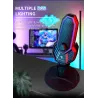 RGB gaming condenser microphone - cardioid - with stand - USBMicrophones