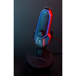 RGB gaming condenser microphone - cardioid - with stand - USBMicrophones